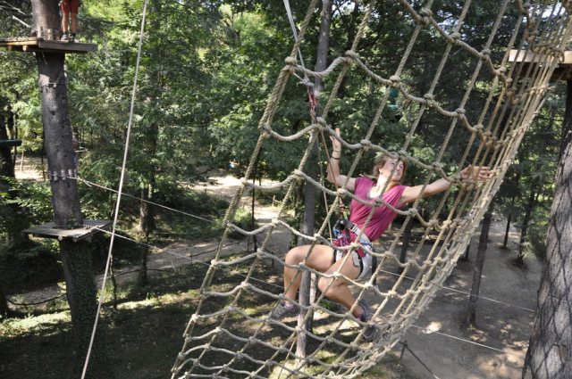 Parcours accrobranche - Adventure Camp