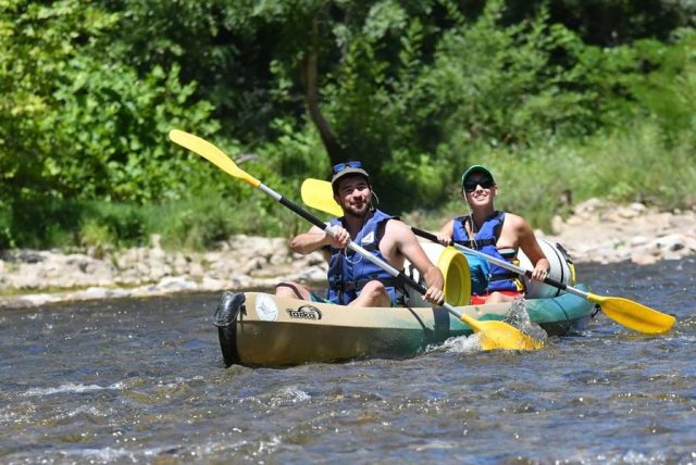 Descente en canoë kayak et bivouac sur 2 jours