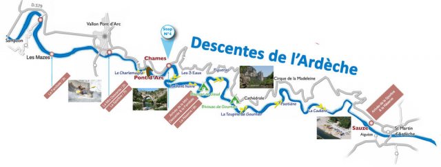 Descente en canoë kayak et bivouac sur 2 jours