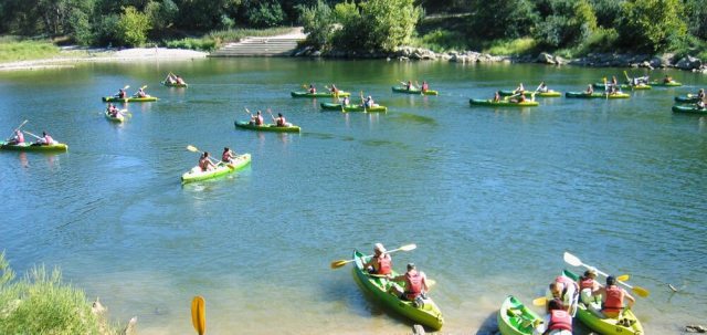 Descente des Gorges de l\'Ardèche en canoë
