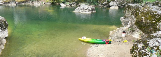 Descente des Gorges de l\'Ardèche en canoë