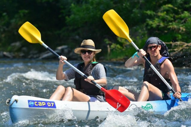 Canoë - Kayak de Balazuc à St Martin d\'Ardèche - 57 km / 3 jours avec Cap07 Canoë