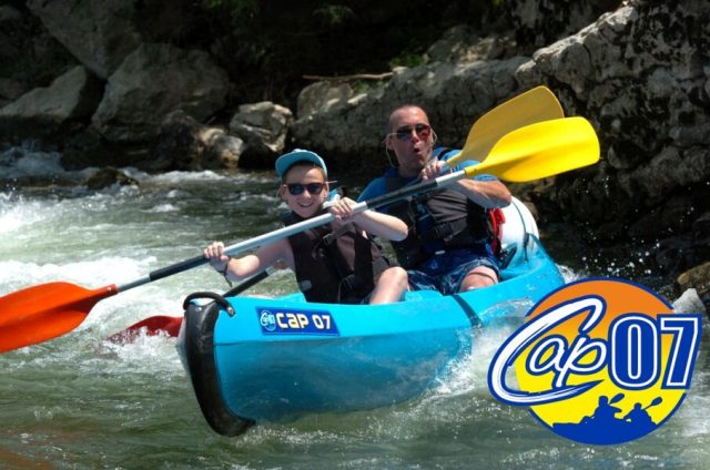 Canoë - Kayak de Ruoms à Sampzon - 4 km avec Cap07 Canoë